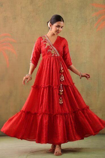 Lalima Long Tiered Dress