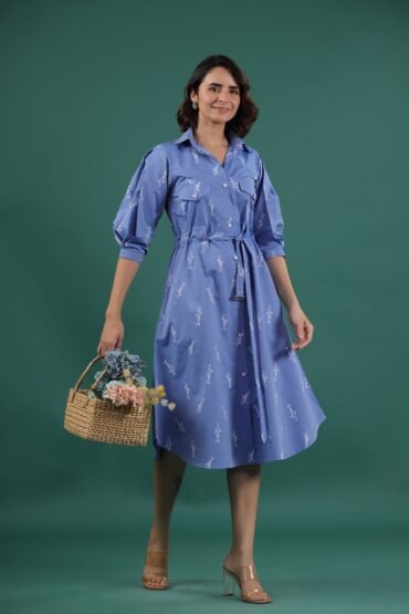 Ella A Line Shirt Dress