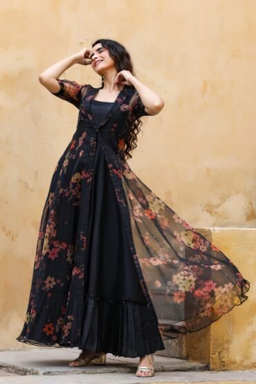 Dazzle Black Evening Dress
