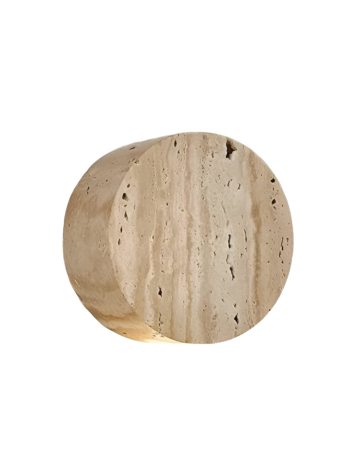 Japanese Wabi Sabi Natural Travertine Stone Wall Light
