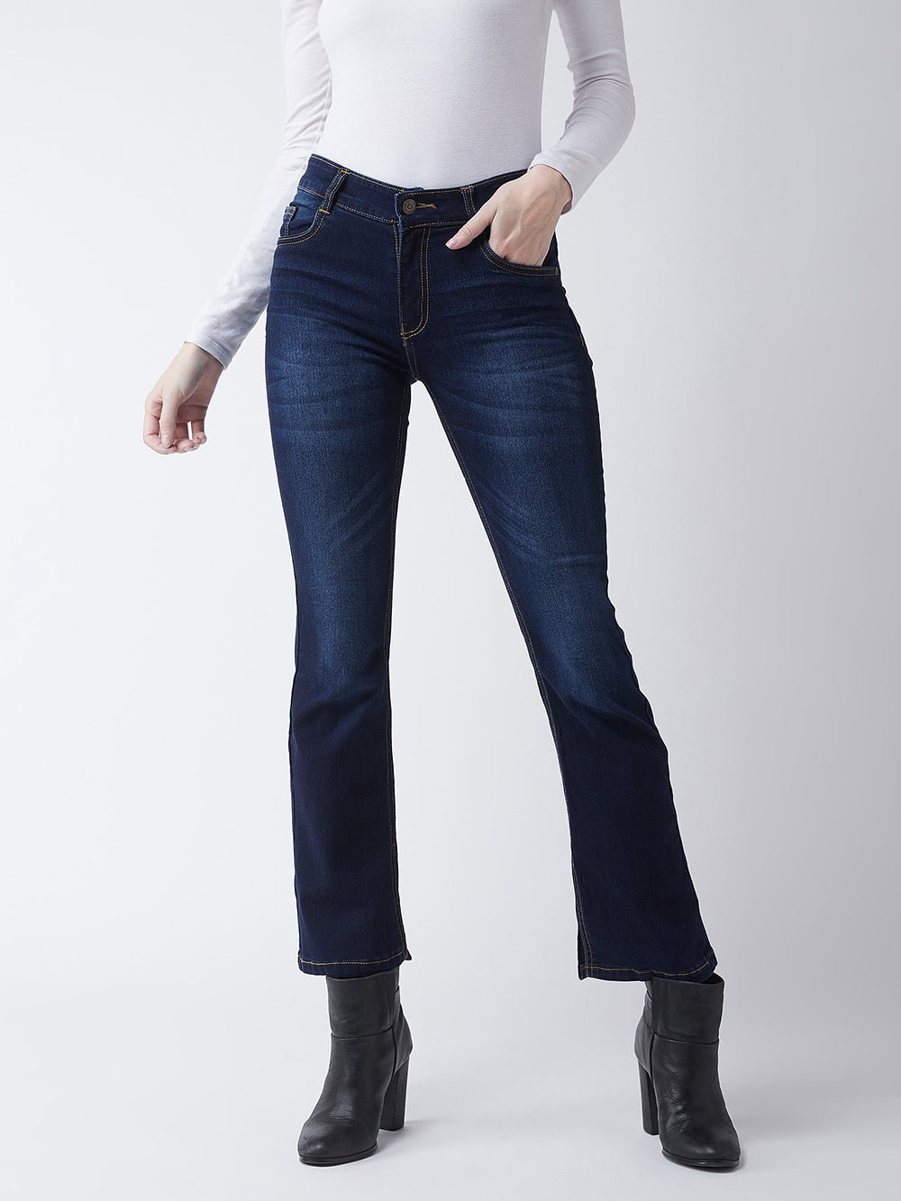 Alive And Well Mid Rise Bootcut Jeans