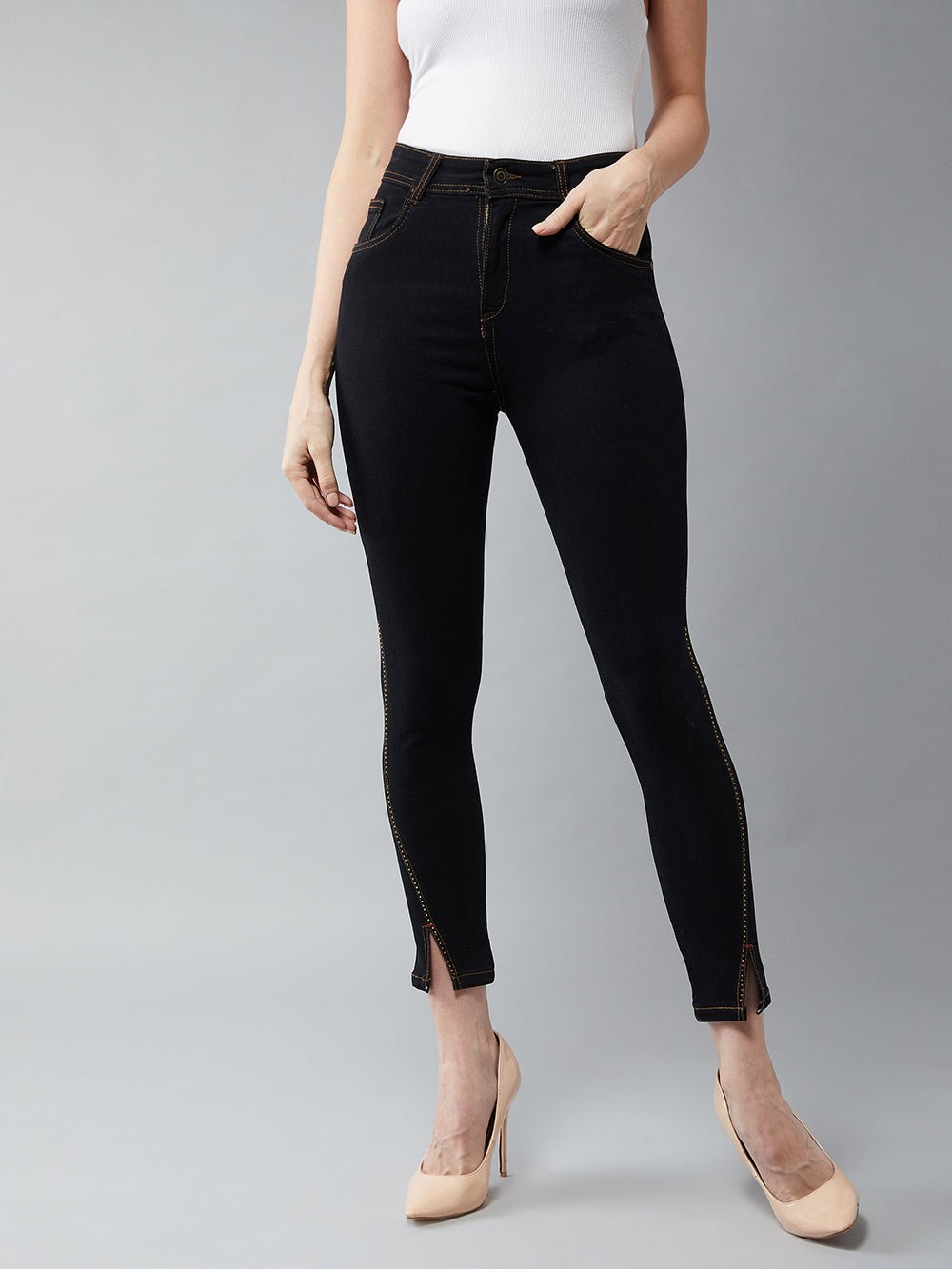 Brave Soul Studded Denim Pant