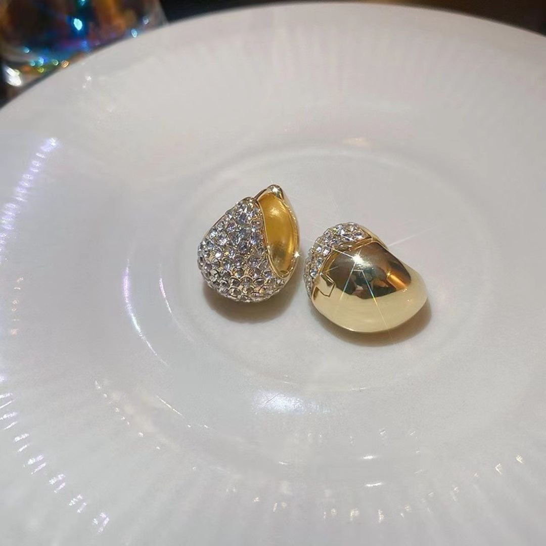 DazRich Styloing Dome Drop Earrings