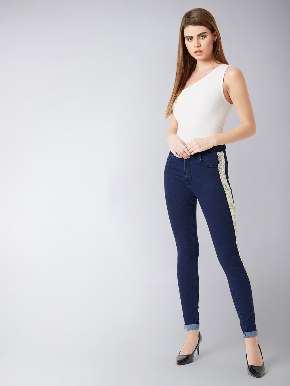 So Blaze Mid Waist Denim Pant