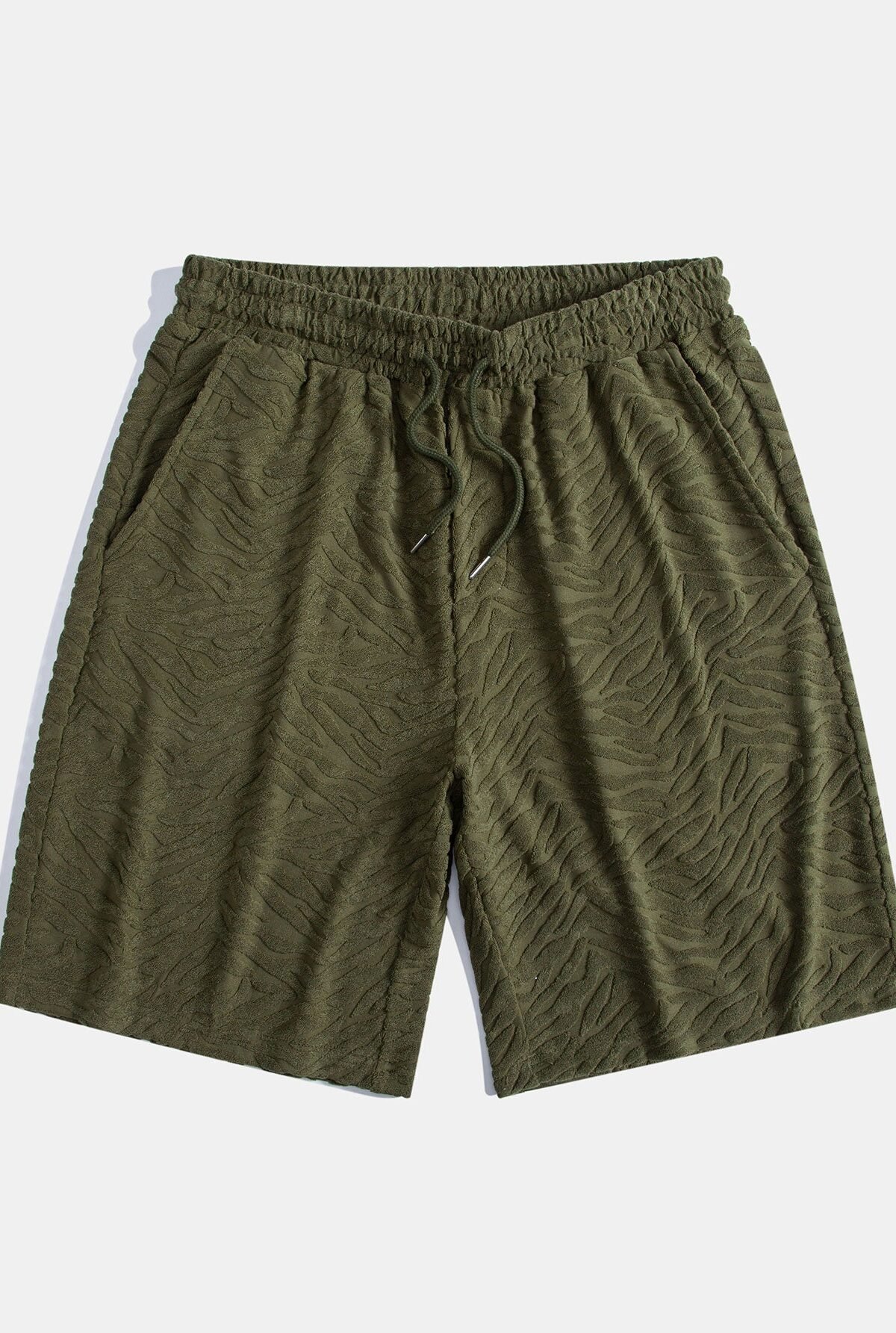 Animal Texture Terry Shorts