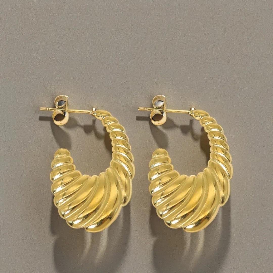 BRich Stylolerina Blush Hoops Earrings