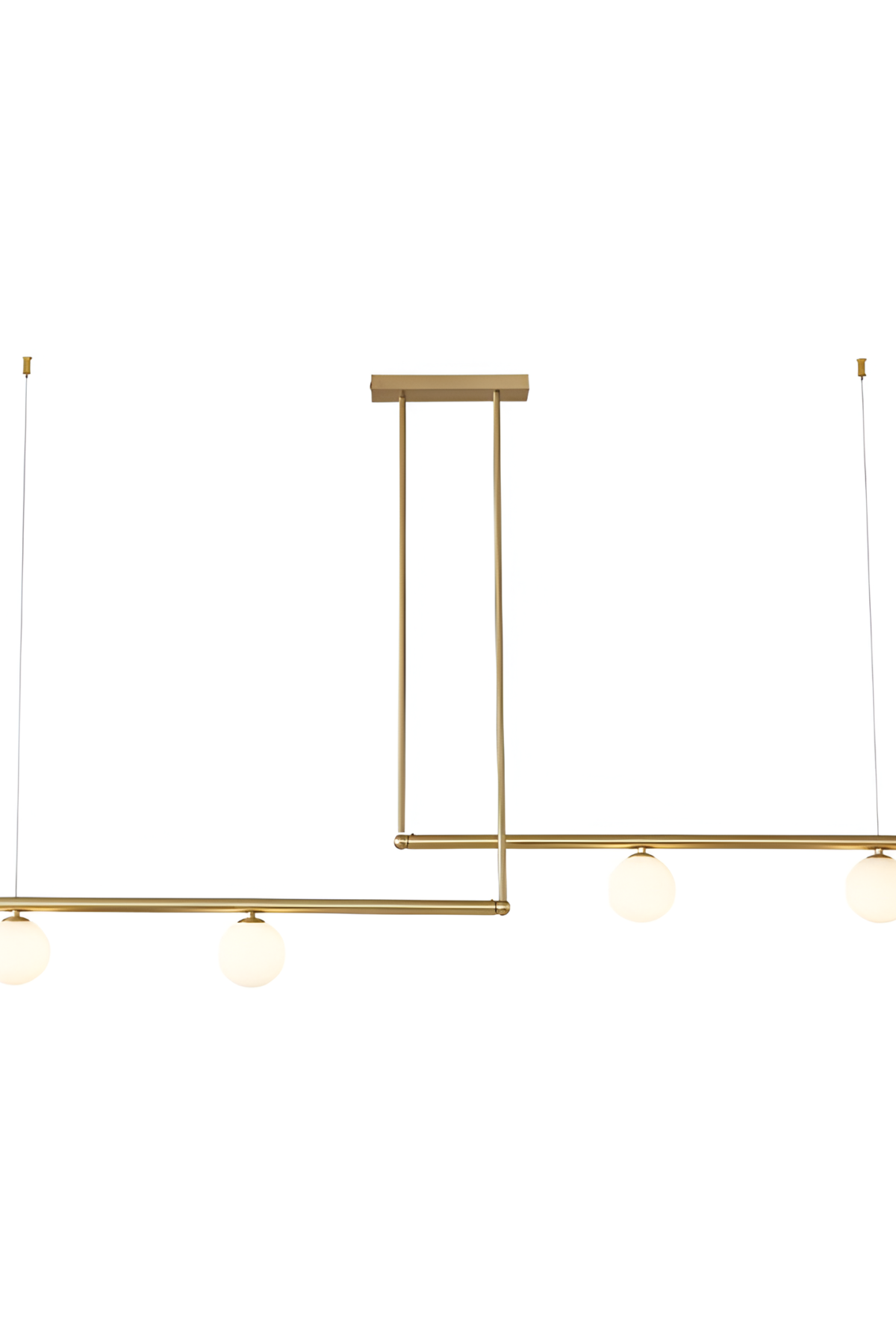 Nordic Glass Linear Luxury Pendant Light
