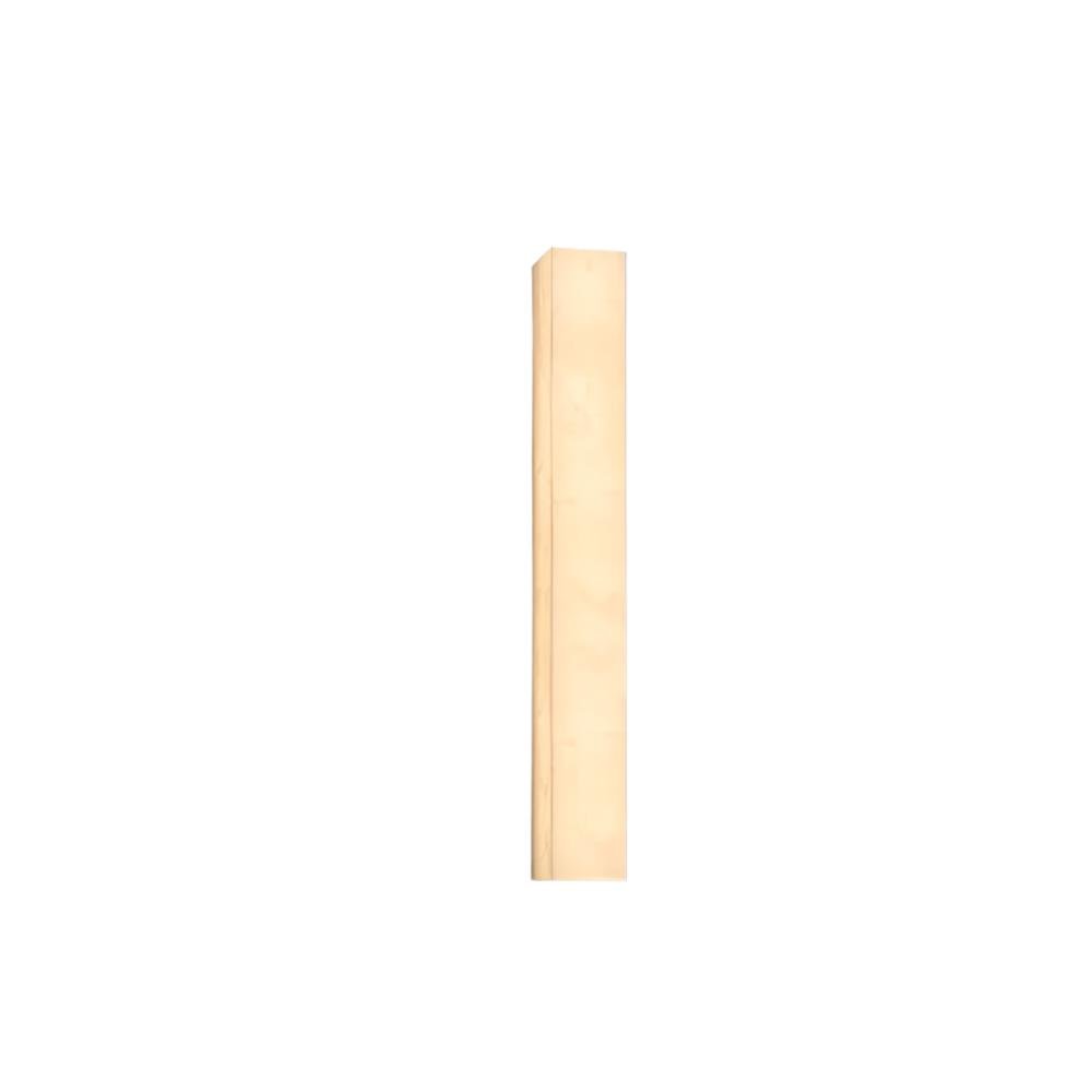 Edge Modern Rectangular Alabaster Outdoor Wall Light
