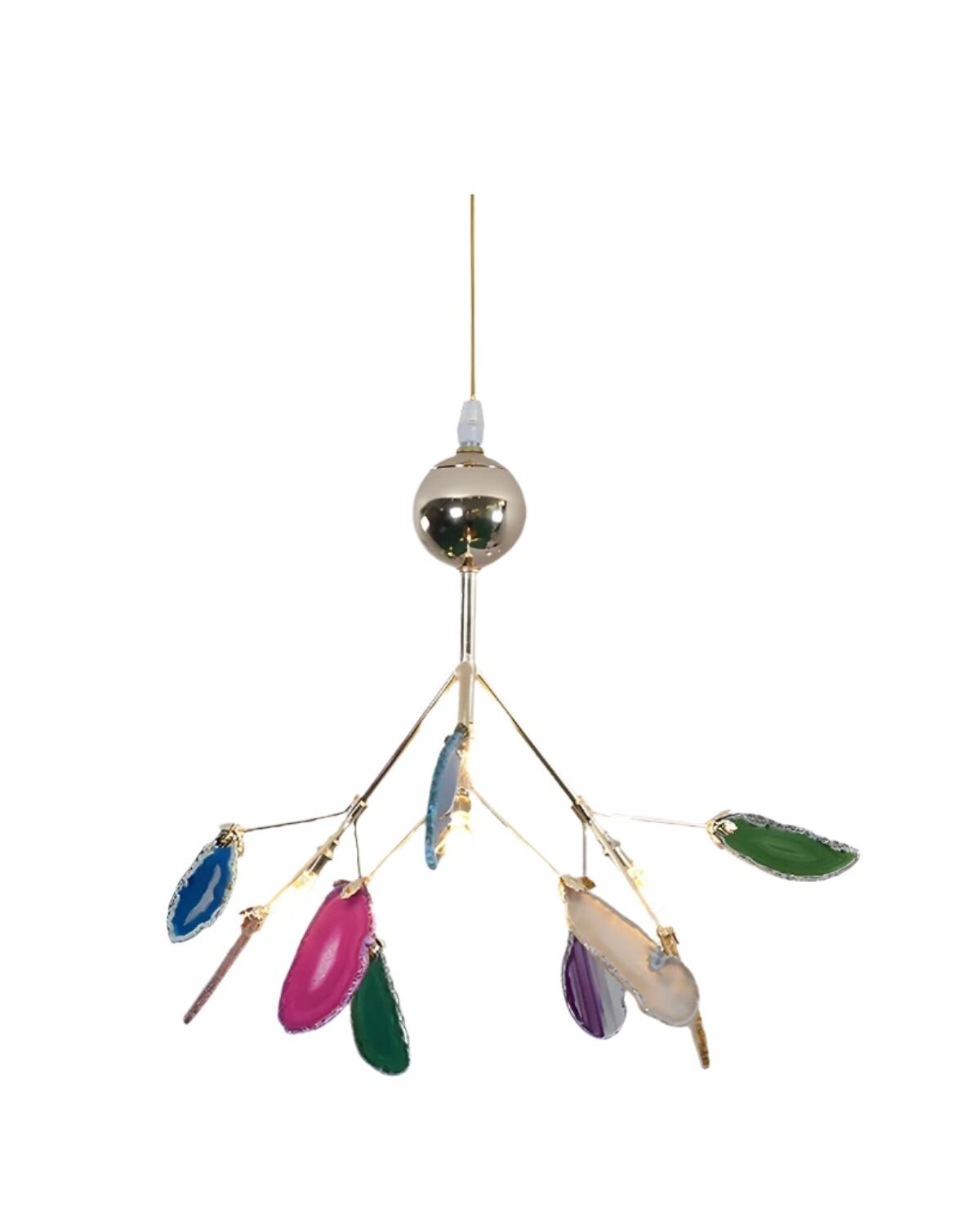 Aurora Bloom Retro Agate Chandelier