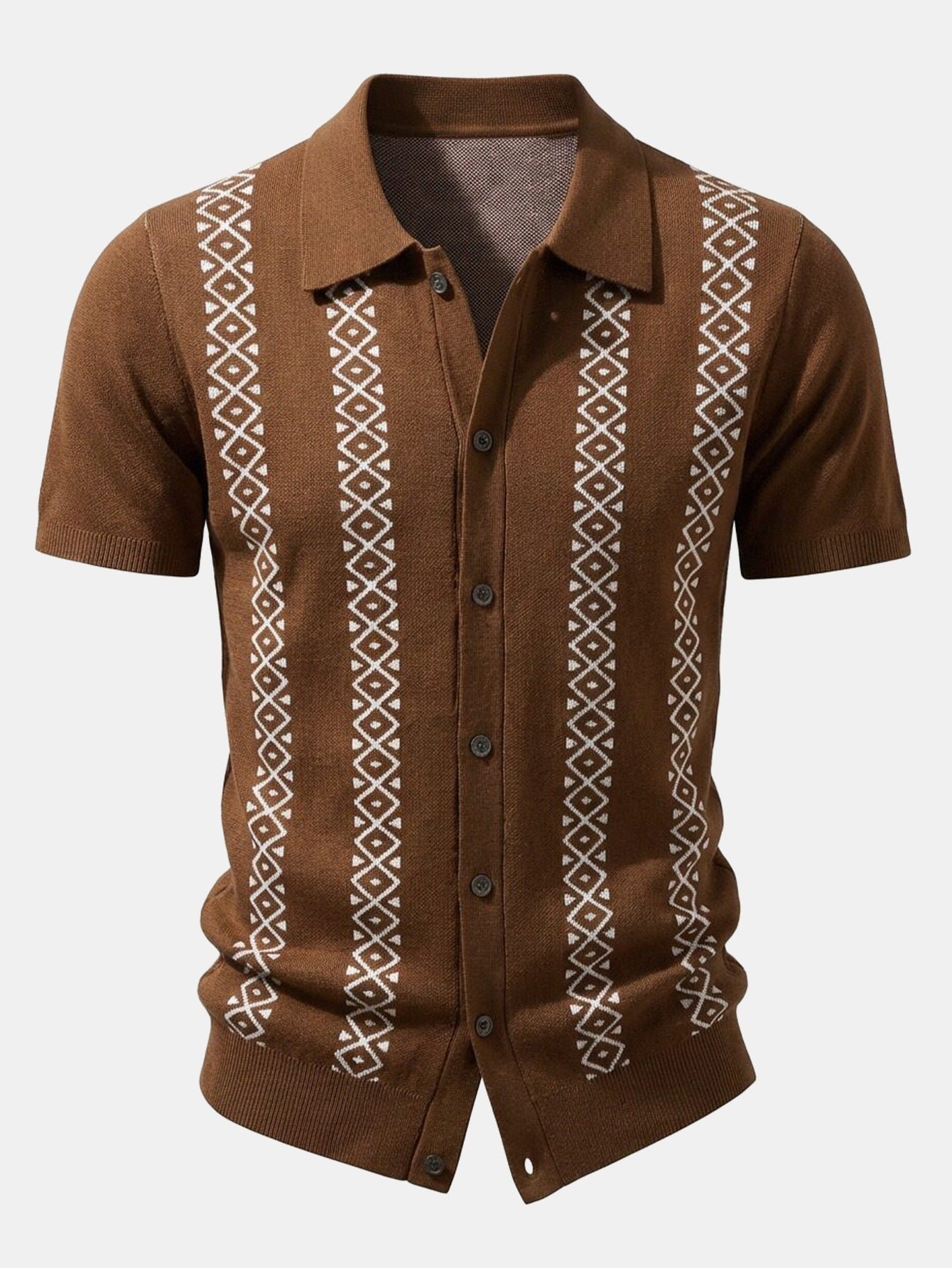 Geometric Knit Shirt