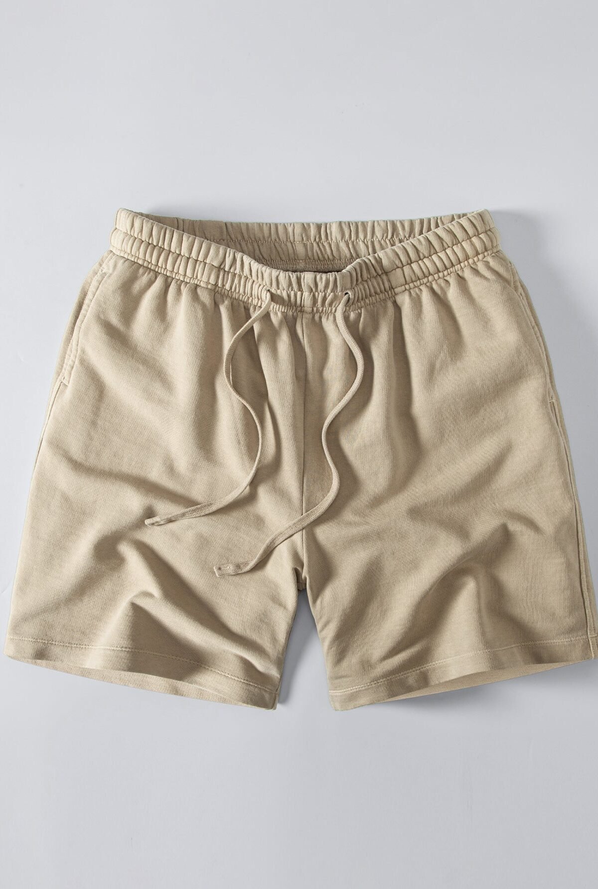 Washed Drawstring Shorts