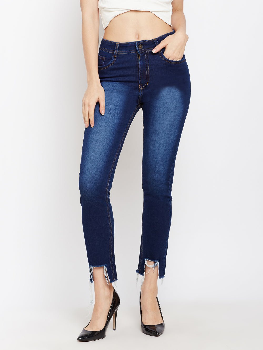 Begin Anywhere Ripped Edge Jeans