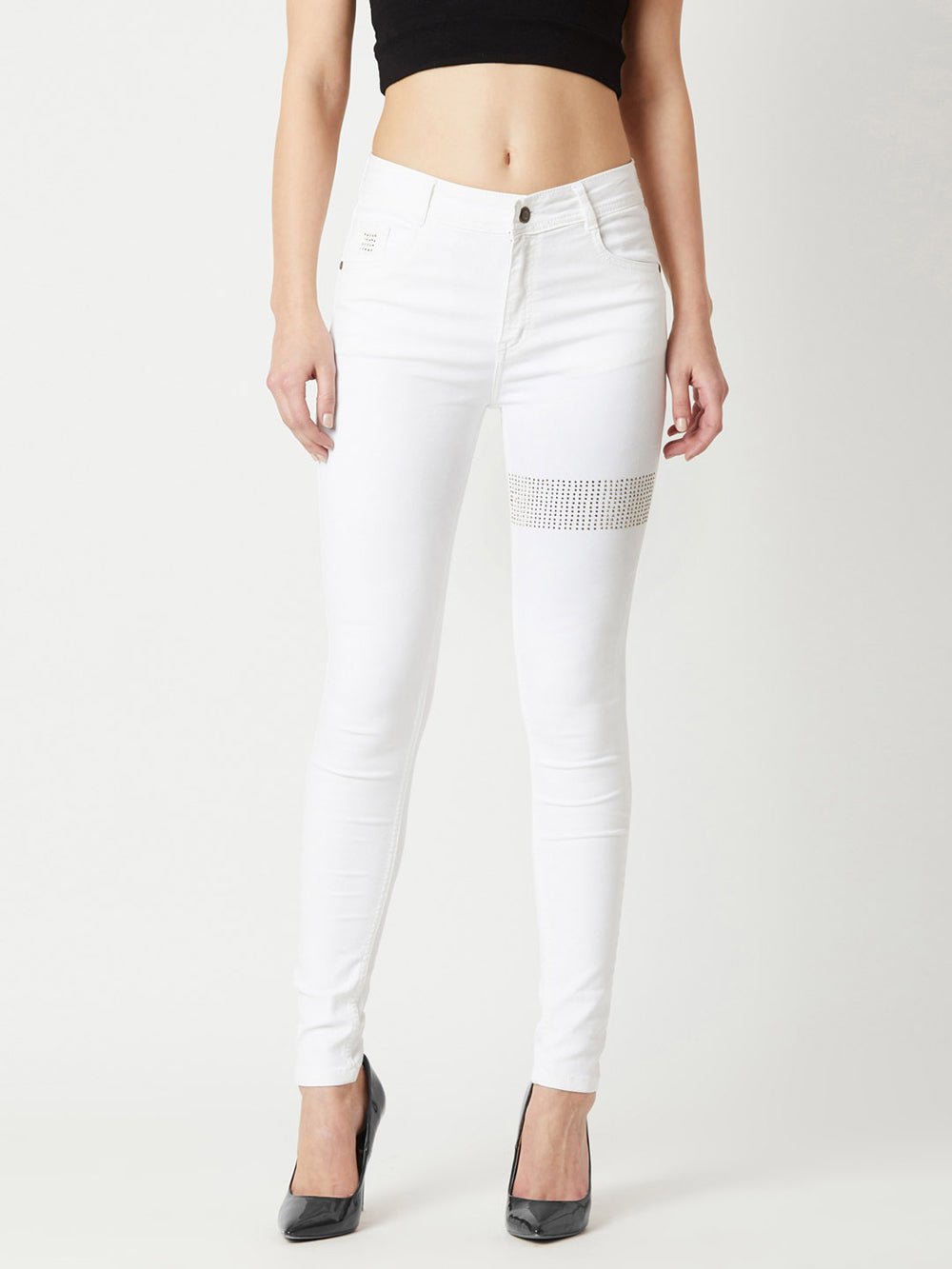 All You See Studded Denim Pant
