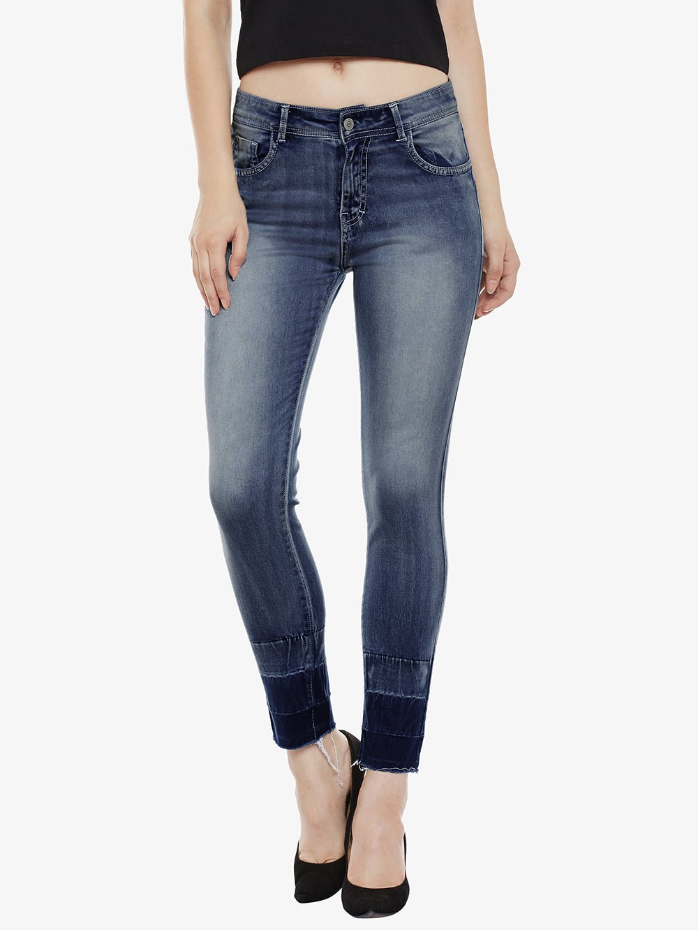 Highrise Dip Dye Bony Jeans