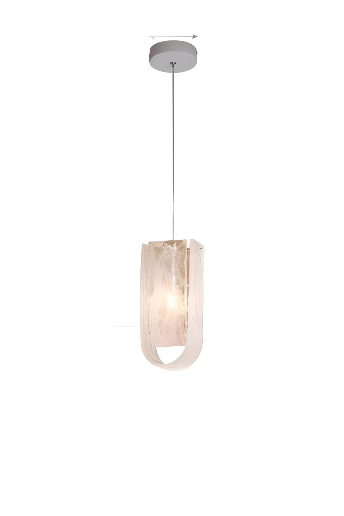 Italian Light Cloud Glass Chandelier