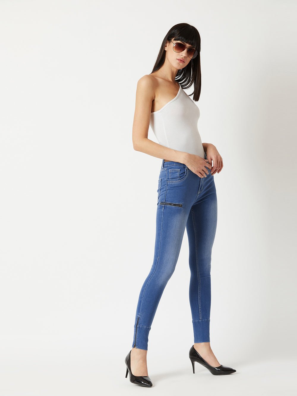 All About Luck Zipper Jeans