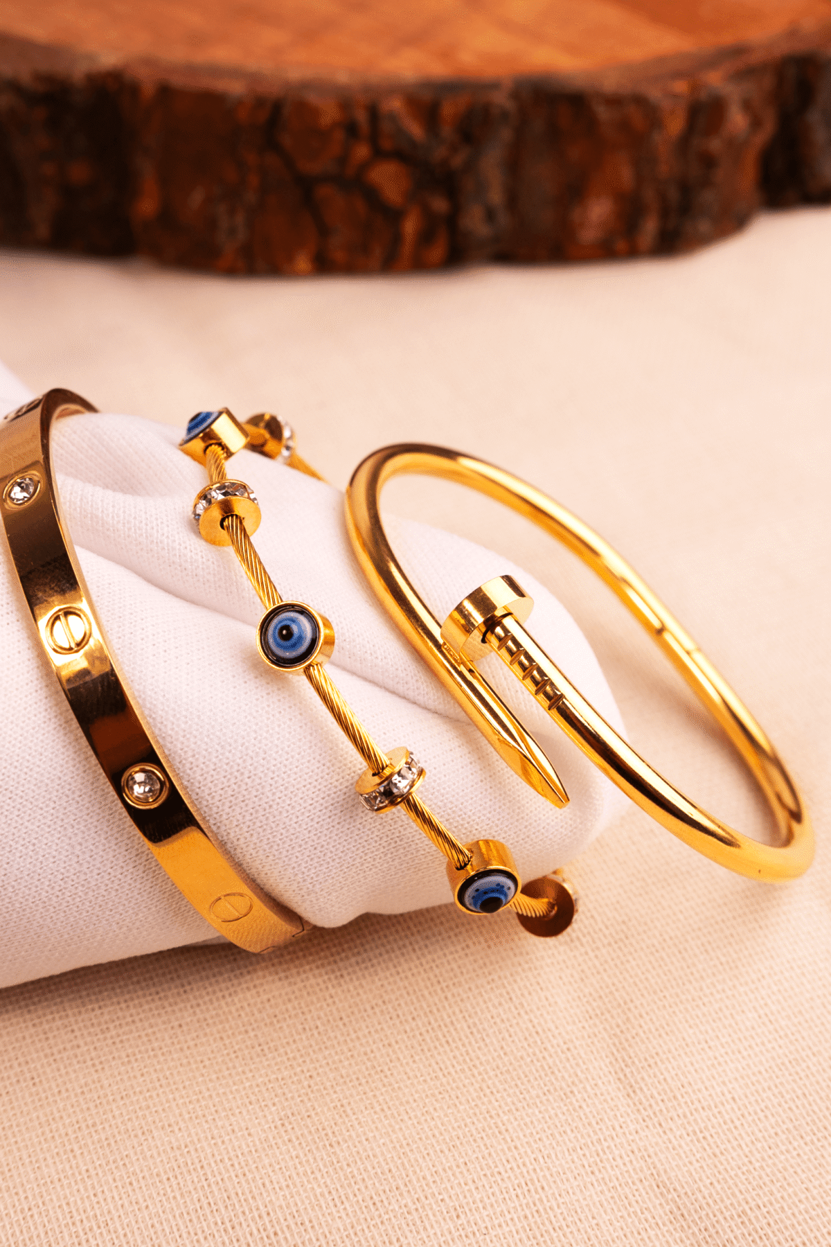 Anti Tarnish Combo of 3 Bracelet (Adjustable)