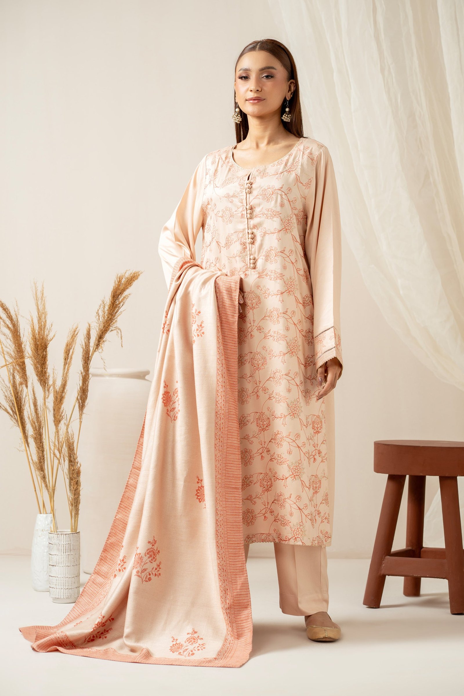Stitched Embroidered Suit