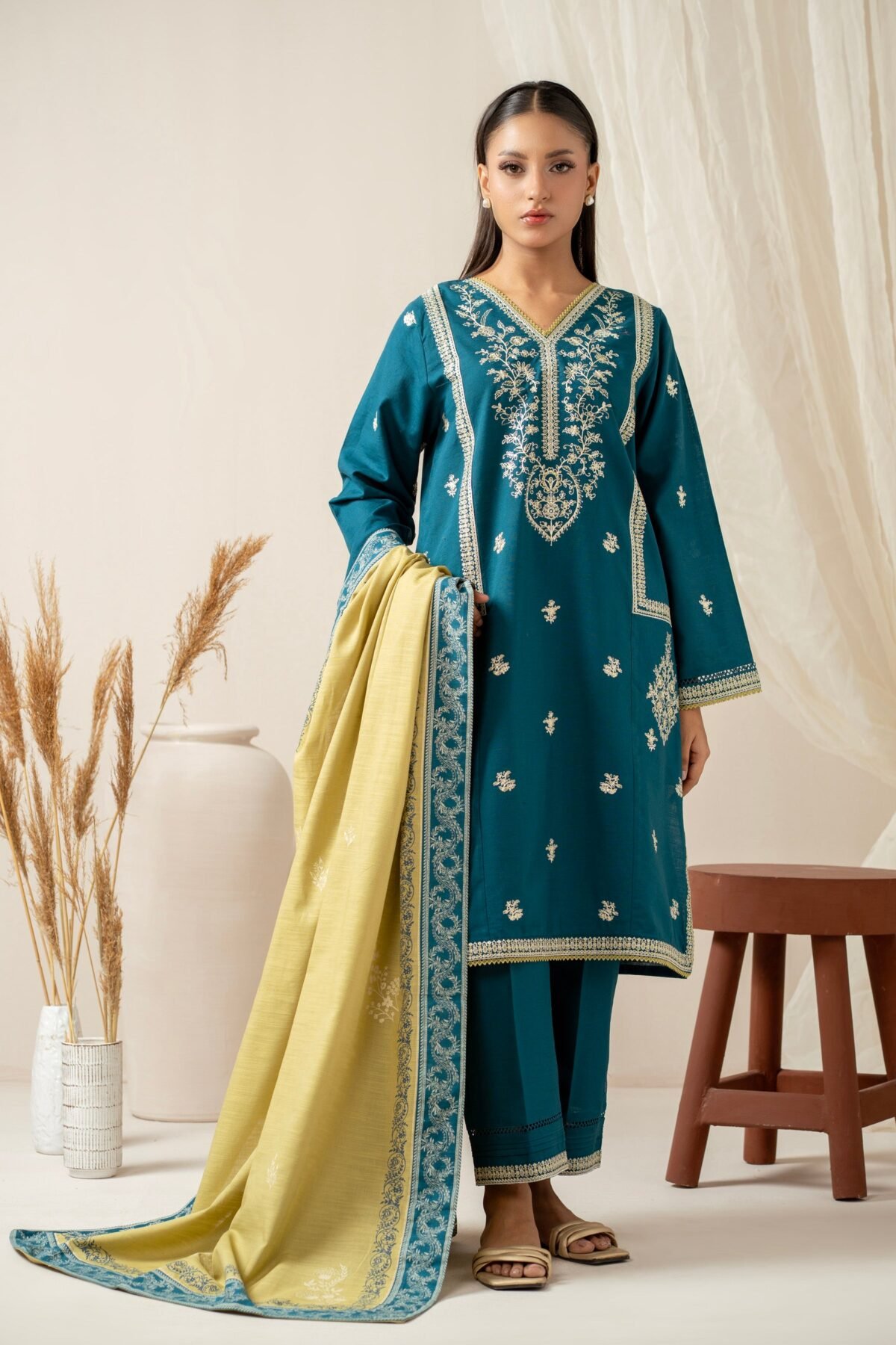 Stitched Embroidered Suit