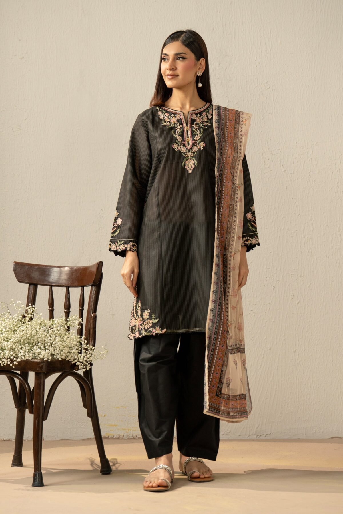 Embroidered Dobby Mysuri Lawn Stitched 2 Piece Suit