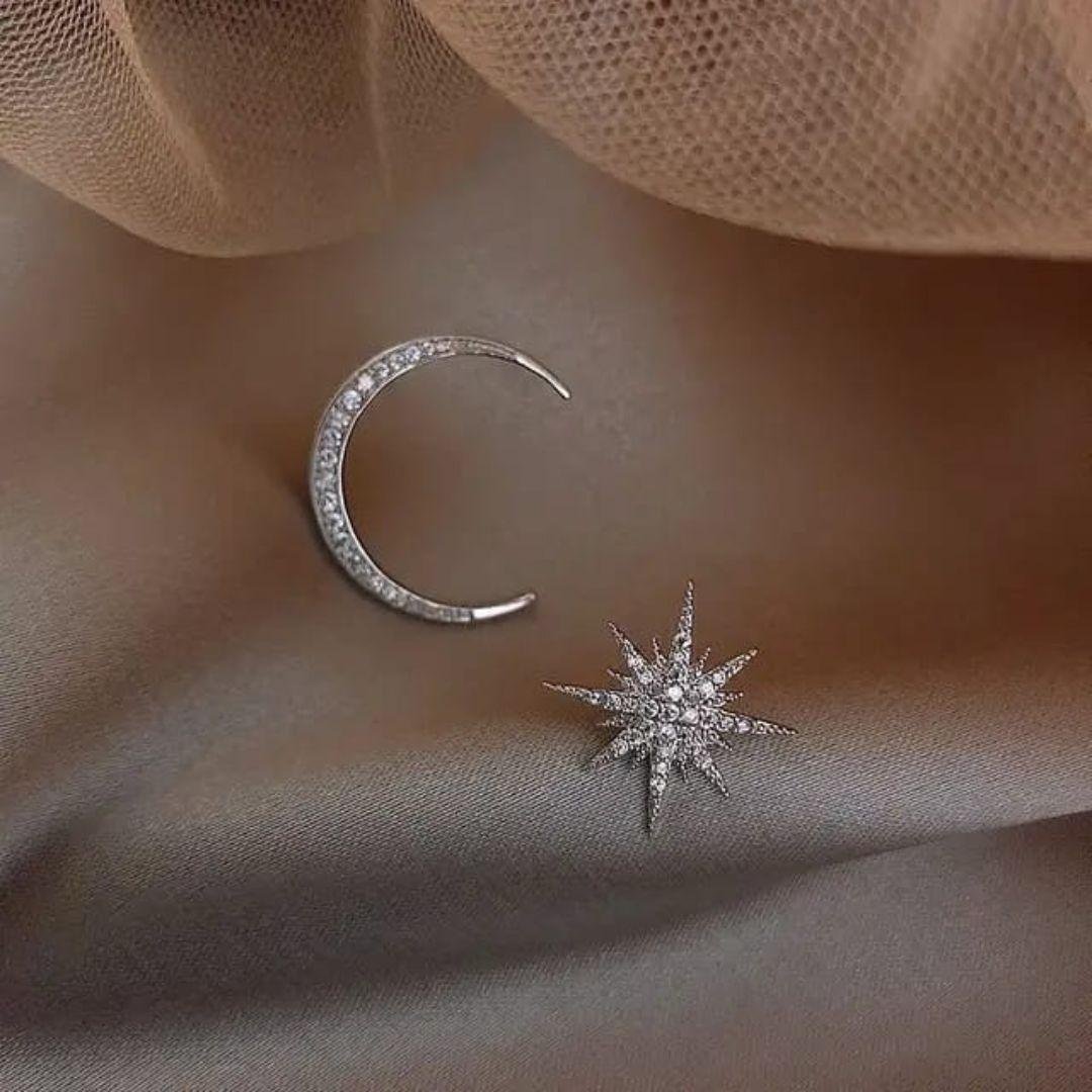 Rich Stylosmatched Star Moon Earrings
